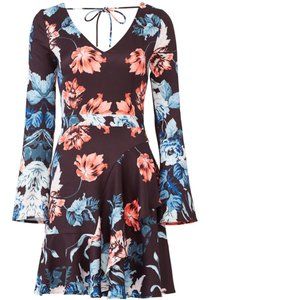 Cooper Street Reality Floral Long Sleeve Dress